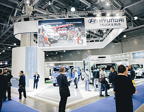 Комплексное оснащение автомобильной выставки